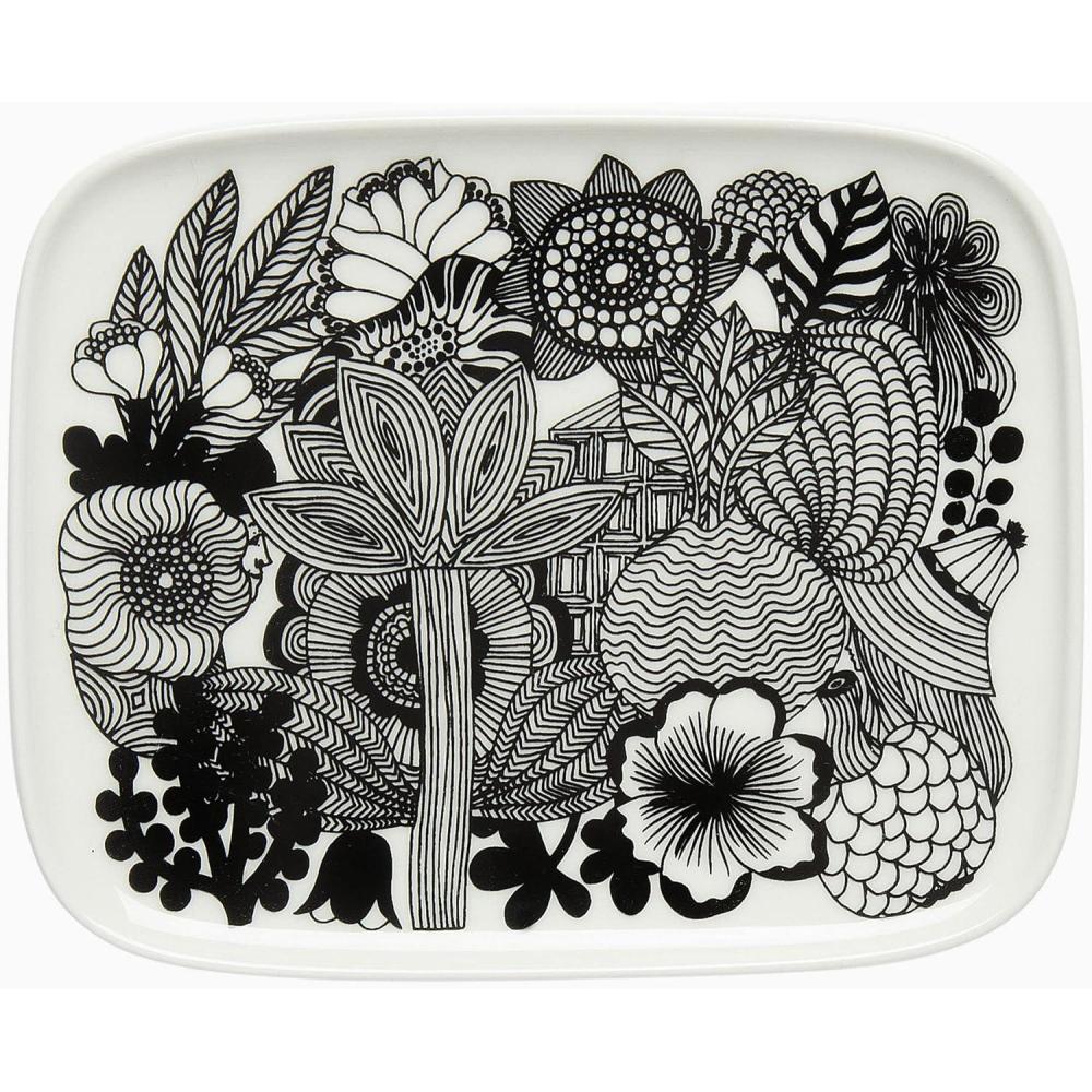 imageMARIMEKKO  Siirtolapuutarha Oiva Stoneware Rectangle Serving Plate