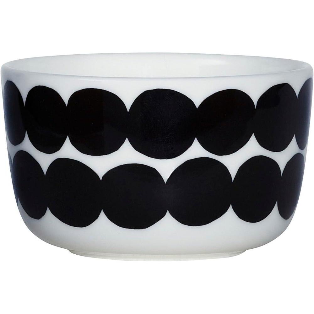 imageMARIMEKKO Oiva Rsymatto Small Bowl  Refine Your Kitchen Dcor with Our Iconic White Stoneware  Stylish ampamp Classic Porcelain Bowls to Elevate Your Dining Experience 88oz