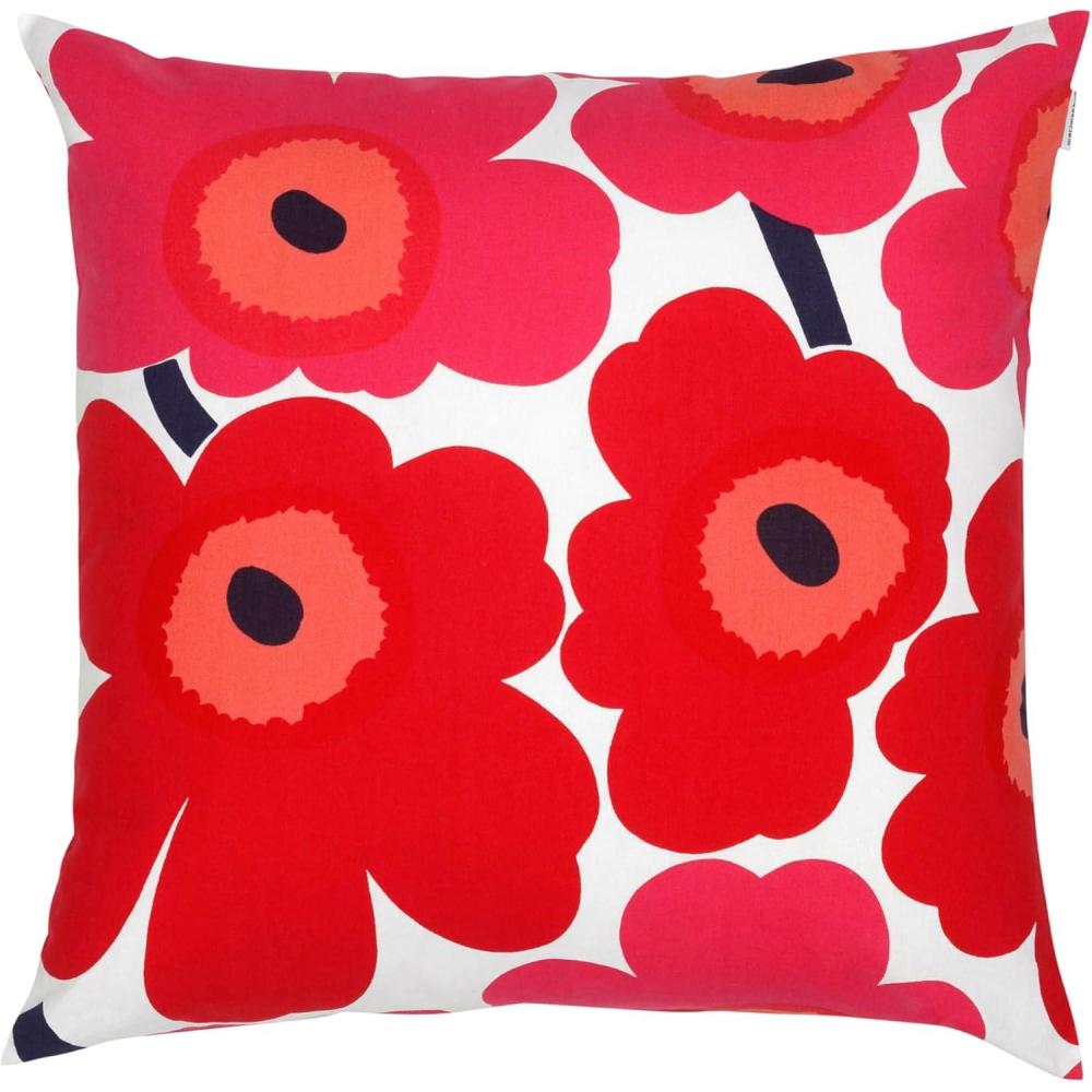imageMARIMEKKO Pieni Unikko Cotton Pillow Cover  Refine Your Home Dcor with Our Square Cushion Cover WSide Zip Closure  Modern Pillow Covers 20x20 inches