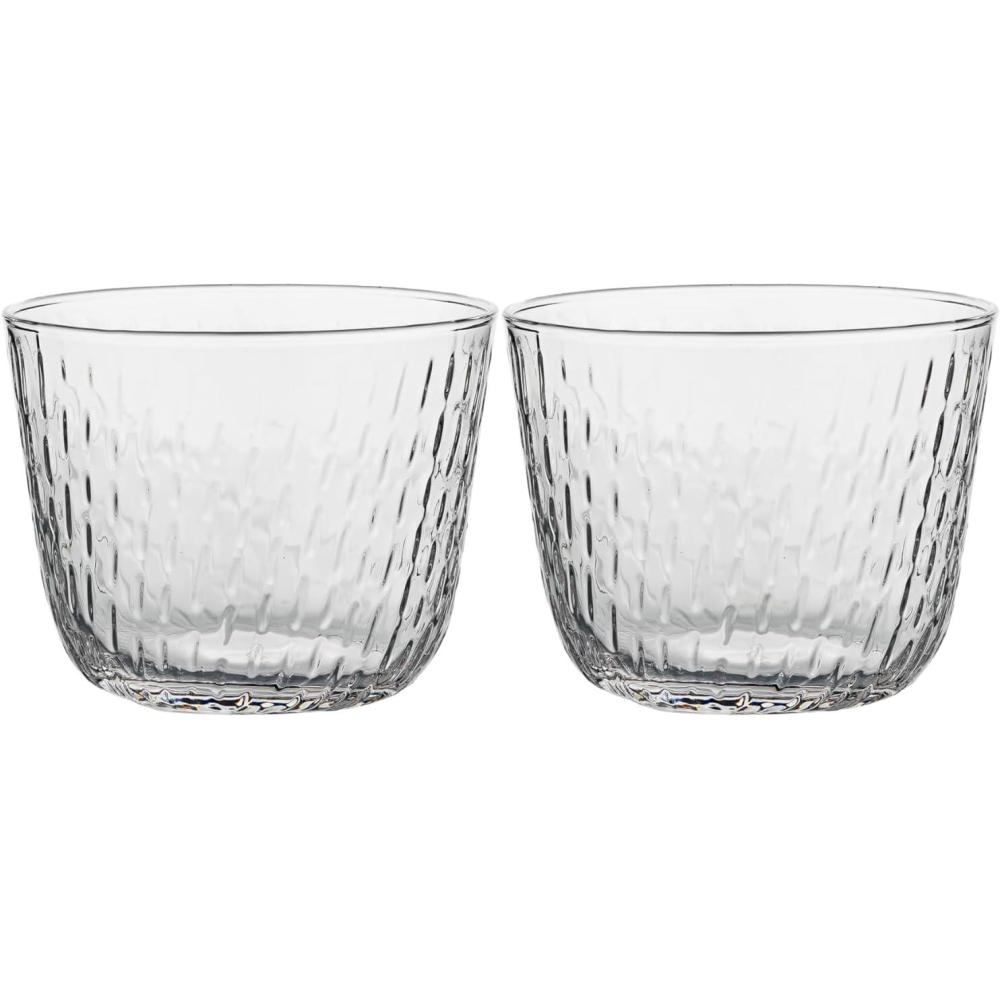 imageMARIMEKKO Syksy Glass Tumblers  Refine Your Kitchen Dcor with Our Iconic Glassware  Stylish ampamp MouthBlown Drinking Glasses Set of 2 7 oz  33 DiameterGlass