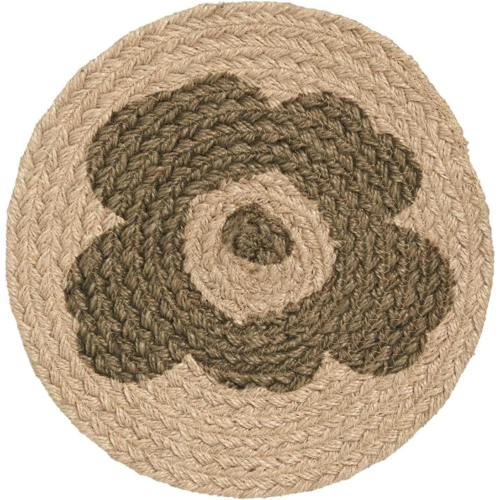 imageMARIMEKKO Unikko Jute Placemat  Refine Your Dining Room with Our Iconic Table Decor  Stylish Jute Placemats to Elevate Your Dining Experience 15 in DiameterTrivet