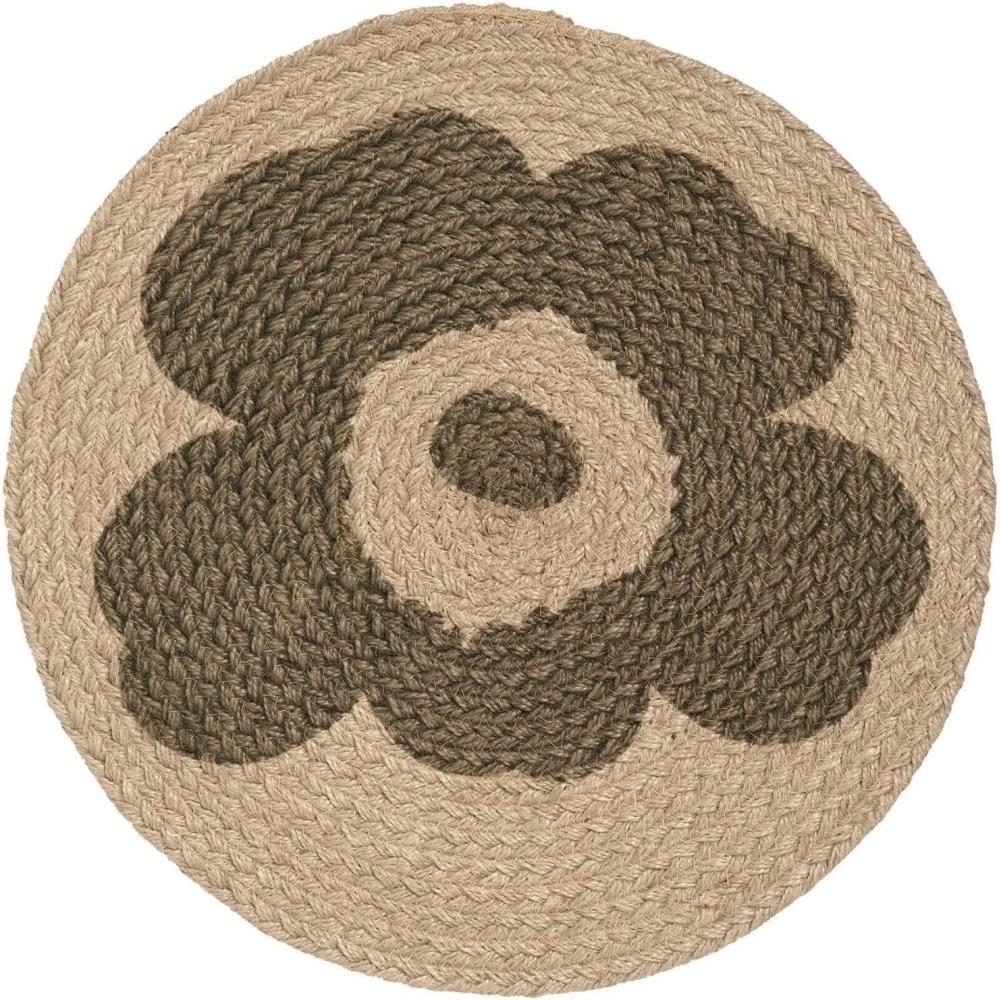 imageMARIMEKKO Unikko Jute Placemat  Refine Your Dining Room with Our Iconic Table Decor  Stylish Jute Placemats to Elevate Your Dining Experience 15 in DiameterPlacemat