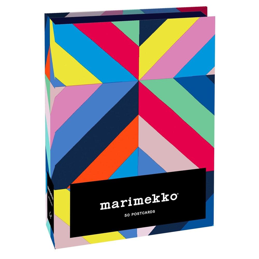 imageMarimekko 50 Postcards Flat Cards Featuring Scandinavian Design Colorful Lifestyle Floral Stationery Collection Marimekko x Chronicle Books
