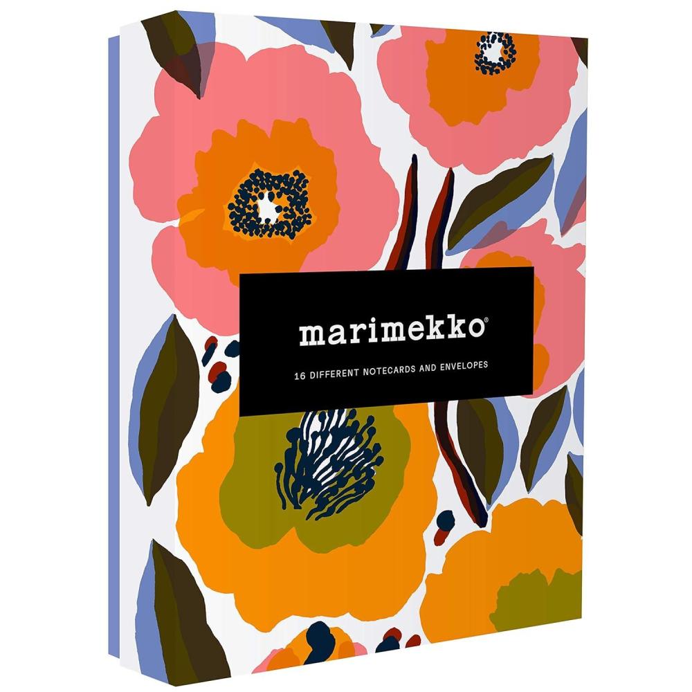 imageMarimekko Kukka Notecards Greeting Cards Featuring Scandinavian Design Colorful Lifestyle Floral Stationery Collection Marimekko x Chronicle Books