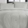 MARIMEKKO – King Duvet Cover Set, Cotton Percale Bedding with Matching Shams, All Season Home Decor (Ojakellukka Multicolor, King) (OBS)(Fokus Grey)