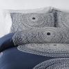 MARIMEKKO – King Duvet Cover Set, Cotton Percale Bedding with Matching Shams, All Season Home Decor (Ojakellukka Multicolor, King) (OBS)(Fokus Navy)