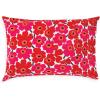 MARIMEKKO – Pillowcase Set, Cotton Percale Bedding, Smooth & Cool Home Decor (Pikkuinen Unikko Black, King) (OBS)(Mini Unikko Red)