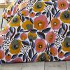 MARIMEKKO – Queen Comforter Set, Cotton Percale Bedding with Matching Shams, All Season Home Decor (Rosarium Pink, Queen)(Twin Duvet)
