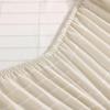 MARIMEKKO – Queen Sheets, Organic Cotton Bedding Set, Luxuriously Soft & Smooth Home Decor, GOTS Certified (Pikku Rasymatto Beige, Queen)(Pieni Tiiliskivi Beige)