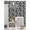 MARIMEKKO Black & White Kompotti Peel & Stick Wallpaper(Black)