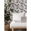 MARIMEKKO Black & White Kompotti Peel & Stick Wallpaper(Pink)