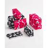 MARIMEKKO Kaika Mini Unikko Terry Cotton Cosmetic Pouch (Black) – Floral Cosmetic Pouch to Include in your Travel Essentials – 8 in x 6 in(Red)