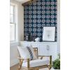 MARIMEKKO Navy Puketti Peel & Stick Wallpaper, Blue