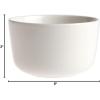 MARIMEKKO Oiva Dinner Plate — Refine Your Kitchen Décor with Our Iconic White Stoneware — Stylish & Classic White Porcelain Dinner Plates to Elevate Your Dining Experience (10-inch Diameter)(Medium Bowl)