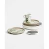 MARIMEKKO Oiva Elokuun Varjot Stoneware Salad Plate – Refine Your Kitchen Décor with Our Iconic Terra and Green Plates – Stylish Porcelain Salad Plates (8”)(Salad Plate (8-Inch))