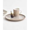 MARIMEKKO Oiva Räsymatto Stoneware Mug (Beige) – Refine Your Kitchen Décor with Our Iconic Beige Stoneware — Perfect Porcelain Coffee Mug for Morning Brews and Cozy Evenings (8.8oz)