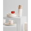 MARIMEKKO Oiva Räsymatto Stoneware Mug (Beige) – Refine Your Kitchen Décor with Our Iconic Beige Stoneware — Perfect Porcelain Coffee Mug for Morning Brews and Cozy Evenings (8.8oz)