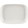 MARIMEKKO Oiva Siirtolapuutarha Black & White Serving Platter – Refine Your Kitchen Décor with Our Iconic White Stoneware – Stylish Serving Dishes for Entertaining (10 in x 7 in)