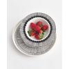 MARIMEKKO Oiva Siirtolapuutarha Dinner Plate — Refine Your Kitchen Décor with Our Iconic Black & White Stoneware — Stylish White Porcelain Dinner Plates to Elevate Your Dining Experience (10”)