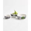 MARIMEKKO Oiva Siirtolapuutarha Serving Bowl – Refine Your Kitchen Décor with Our Iconic Black and White Stoneware — Elevate Your Dining Experience with This Stylish Cereal Bowl (1,5 L)