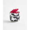 MARIMEKKO Oiva Unikko Medium Bowl — Refine Your Kitchen Décor with Our Iconic Black & White Stoneware — Soup/Salad Serving Bowl — Dessert Bowls to Elevate Your Dining Experience (17.6 Oz)