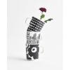 MARIMEKKO Oiva Unikko Mug – Refine Your Kitchen Décor with Our Iconic Floral Stoneware – Stylish Porcelain Coffee Mugs to Elevate Your Drinking Experience (13.5oz)(Unikko Black)