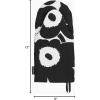 MARIMEKKO Siirtolapuutarha Oven Mitt with Hanging Loop – Refine Your Kitchen Décor with Our Cute Oven Mitts Made of Cotton – Kitchen Mitts for Oven (12″ L x 6″ W)(Black Pieni)