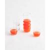 MARIMEKKO Sukat Makkaralla Glass Pitcher — Refine Your Kitchen Décor with Our Iconic Clear Glassware — Stylish & Mouth-Blown Pitcher with Spout (1 Liter)(Tumblers (2-Piece))