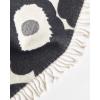 MARIMEKKO Unikko Blanket — Refine Your Home Décor with Our Iconic White, Charcoal and Sand Decorative Throw Blankets for Sofa (59 x 86 Inch)(Siirtolapuutarha)