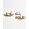MARIMEKKO Unikko Jute Placemat — Refine Your Dining Room with Our Iconic Table Decor — Stylish Jute Placemats to Elevate Your Dining Experience (15 in Diameter)(Placemat)