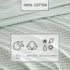Marimekko – Full Sheet Set, Premium Cotton Percale Bedding Set with Matching Shams, Lightweight & Breathable Bed Essentials (Kukkaketo Black, Full)(Pikku Rasymatto Green)