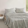 Marimekko – Queen Sheets, Premium Cotton Bedding Set, Luxuriously Soft & Smooth Home Decor, GOTS Certified (Piccolo Charcoal, Queen)(Piccolo Charcoal)