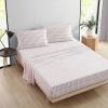 Marimekko – Queen Sheets, Premium Cotton Bedding Set, Luxuriously Soft & Smooth Home Decor, GOTS Certified (Piccolo Charcoal, Queen)(Pieni Tiiliskivi Red/White)