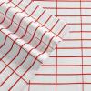 Marimekko – Queen Sheets, Premium Cotton Bedding Set, Luxuriously Soft & Smooth Home Decor, GOTS Certified (Piccolo Charcoal, Queen)(Pieni Tiiliskivi Red/White)