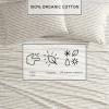 Marimekko – Queen Sheets, Premium Cotton Bedding Set, Luxuriously Soft & Smooth Home Decor, GOTS Certified (Piccolo Charcoal, Queen)(Pikku Rasymatto Beige)