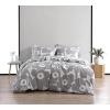 MARIMEKKO – King Comforter Set, Cotton Bedding with Matching Shams, Lightweight Home Decor for All Seasons (Unikko Red, King)(Unikko Grey)