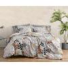 MARIMEKKO – King Comforter Set, Cotton Percale Bedding with Matching Shams, Stylish Modern Home Decor (Pieni Letto Multi, King)(Queen)