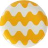 MARIMEKKO Lokki Salad Plate (Yellow) — Refine Your Kitchen Décor with Our Sky White & Yellow Dinnerware — 8.5” Designer Plate for Salad — Perfect Outdoor Melamine Dinnerware(Yellow)
