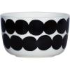 MARIMEKKO Oiva Räsymatto Small Bowl – Refine Your Kitchen Décor with Our Iconic White Stoneware — Stylish & Classic Porcelain Bowls to Elevate Your Dining Experience (8.8oz)