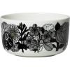 MARIMEKKO Oiva Siirtolapuutarha Medium Bowl – Refine Your Kitchen Décor with Our Iconic Black and White Stoneware — Elevate Your Dining Experience with This Stylish Cereal Bowl (17 Oz)