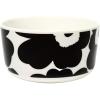 MARIMEKKO Oiva Unikko Medium Bowl — Refine Your Kitchen Décor with Our Iconic Black & White Stoneware — Soup/Salad Serving Bowl — Dessert Bowls to Elevate Your Dining Experience (17.6 Oz)