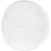 MARIMEKKO Oiva Unikko Stoneware Salad Plate — Refine Your Kitchen Décor with Our Iconic White Stoneware — Stylish Porcelain Salad Plates (8”)