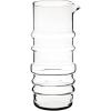 MARIMEKKO Sukat Makkaralla Glass Pitcher — Refine Your Kitchen Décor with Our Iconic Clear Glassware — Stylish & Mouth-Blown Pitcher with Spout (1 Liter)(33.8 Ounces)