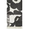 MARIMEKKO Unikko Blanket — Refine Your Home Décor with Our Iconic White, Charcoal and Sand Decorative Throw Blankets for Sofa (59 x 86 Inch)(Siirtolapuutarha)
