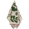 MARIMEKKO Unikko Cotton Linen Kitchen Towel Set of 2 — Refine Your Kitchen Décor with Our Floral Patterned Towels — Stylish and Functional Black and White Kitchen Towels (28 in x 19 in Each)(Elokuun Varjot)