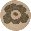 MARIMEKKO Unikko Jute Placemat — Refine Your Dining Room with Our Iconic Table Decor — Stylish Jute Placemats to Elevate Your Dining Experience (15 in Diameter)(Placemat)