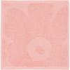 MARIMEKKO Unikko Terry Cotton Washcloth (Pink) – Floral Patterned Washcloths – 12 in x 12 in
