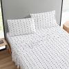 Marimekko – Full Sheet Set, Premium Cotton Percale Bedding Set with Matching Shams, Lightweight & Breathable Bed Essentials (Kukkaketo Black, Full)(Kukkaketo Black)
