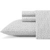Marimekko – Full Sheet Set, Premium Cotton Percale Bedding Set with Matching Shams, Lightweight & Breathable Bed Essentials (Kukkaketo Black, Full)(Pikkuinen Unikko Grey)