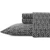 Marimekko – Full Sheet Set, Premium Cotton Percale Bedding Set with Matching Shams, Lightweight & Breathable Bed Essentials (Kukkaketo Black, Full)(Pikkuinen Unikko Black)